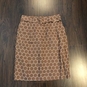 Apostrophe Skirt Sz 10 Linen Blend Knee Length
